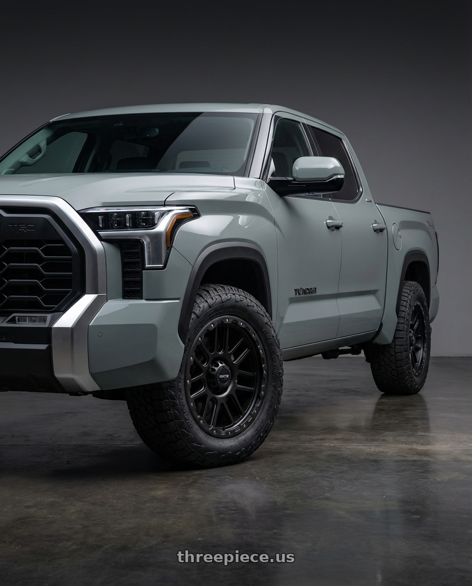 2024 Toyota Tundra with Vision Off-Road 111 Nemesis 6x139.7 20x9+10 Matte Black wheels