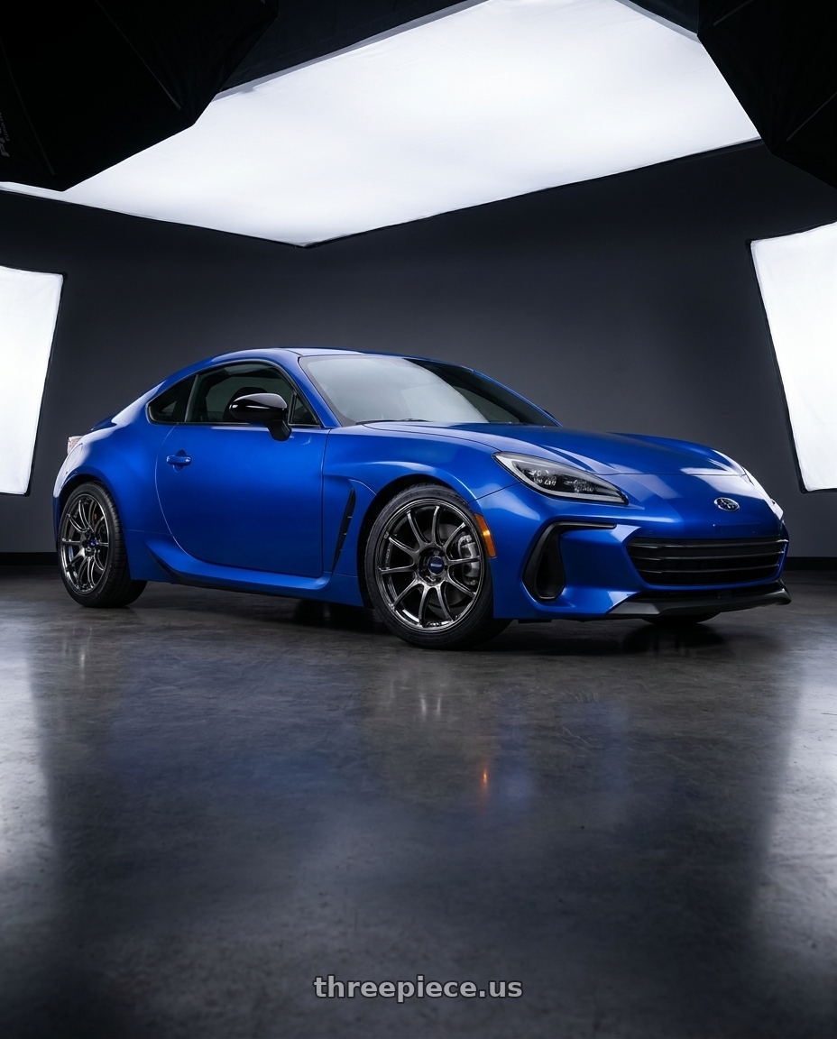 2025 Subaru BRZ  with Advan Racing RSIII 5x100 18x8.5 +47 RACING HYPER BLACK & RING wheels