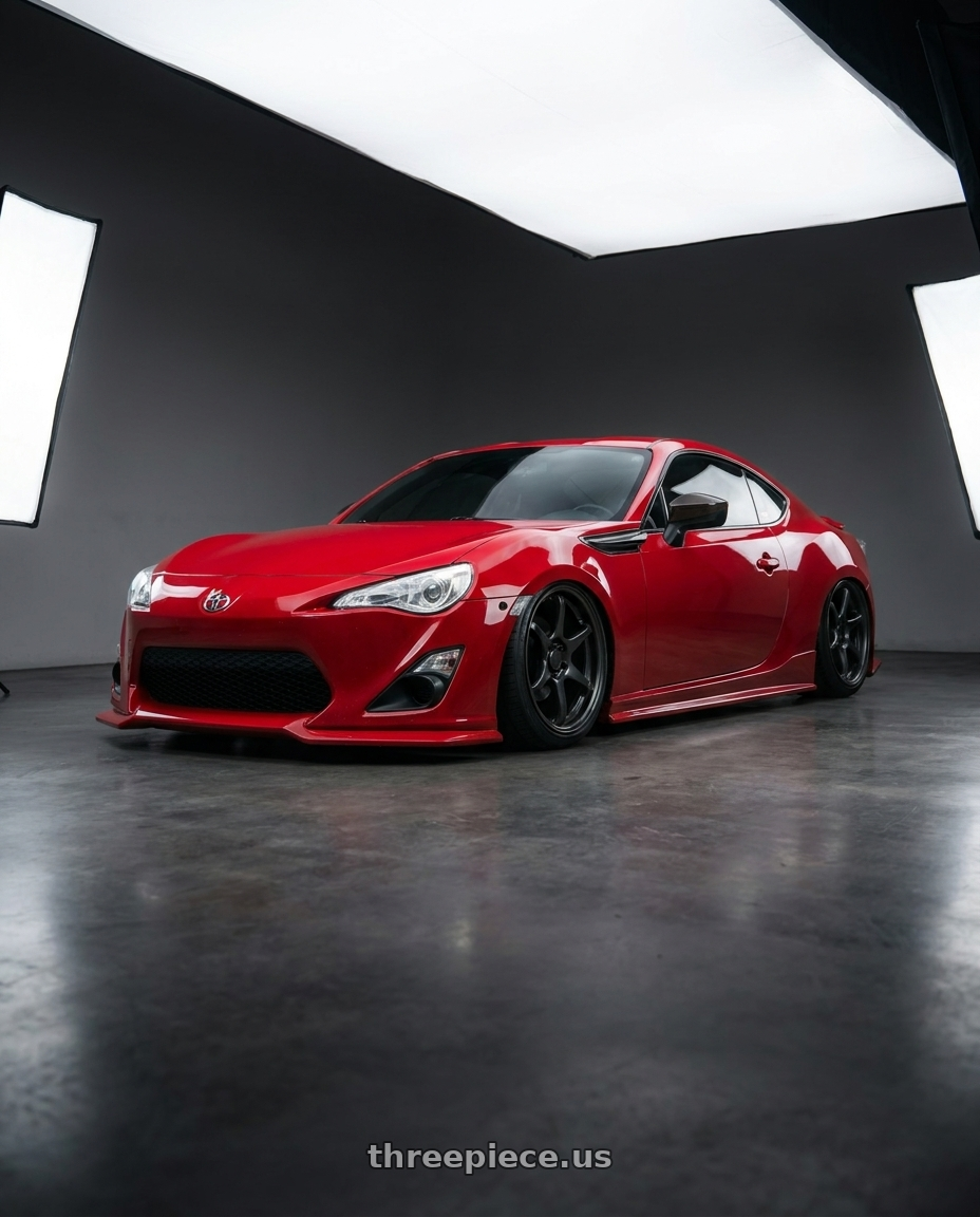 2013 scion frs with SSR Professor SP1 5x114.3 18X9+44 HP Disk Black wheels