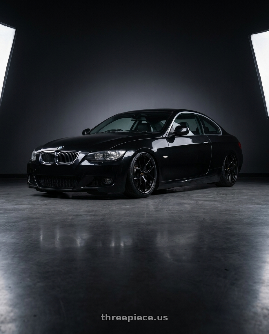 2011 e92 lci 325i m sport with BBS FI-R 5x120 19x9.5+22 Satin Black wheels