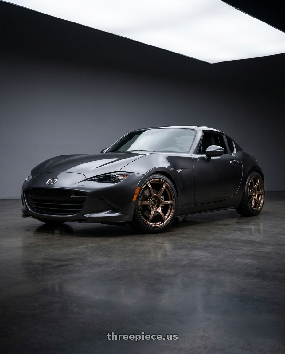 2023 mx-5 RF GT with Advan Racing RG-4 4x100 17x8.0 +35 RACING COPPER BRONZE wheels