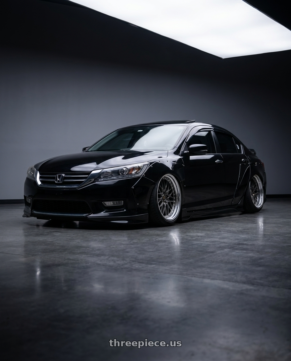 2015 Honda accord  with Work Vs-Xv 5x114.3 19x11.5+39 R Disk Matte Dark Gunmetal wheels