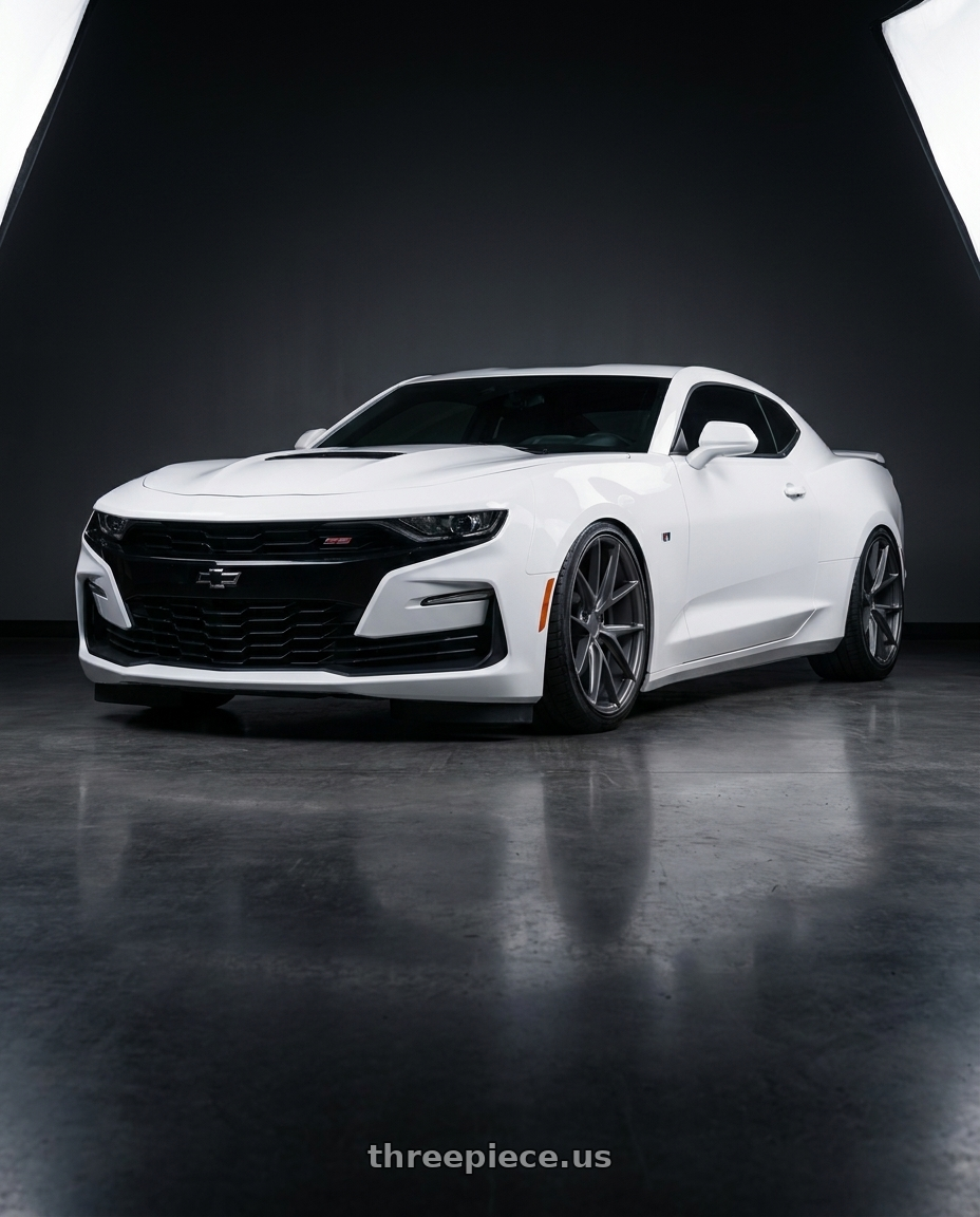 2022 Chevrolet Camaro with Niche 1PC M116 MISANO 5X120 20X9 +35 MATTE GUN METAL wheels