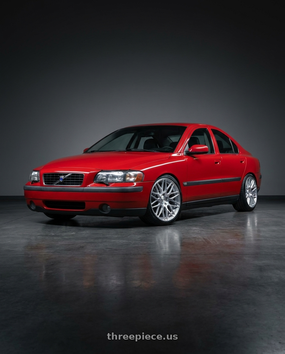 2002 Volvo s60 2.4t with MRR FS1 5x108 18x8.5  +35 Brushed Clear wheels