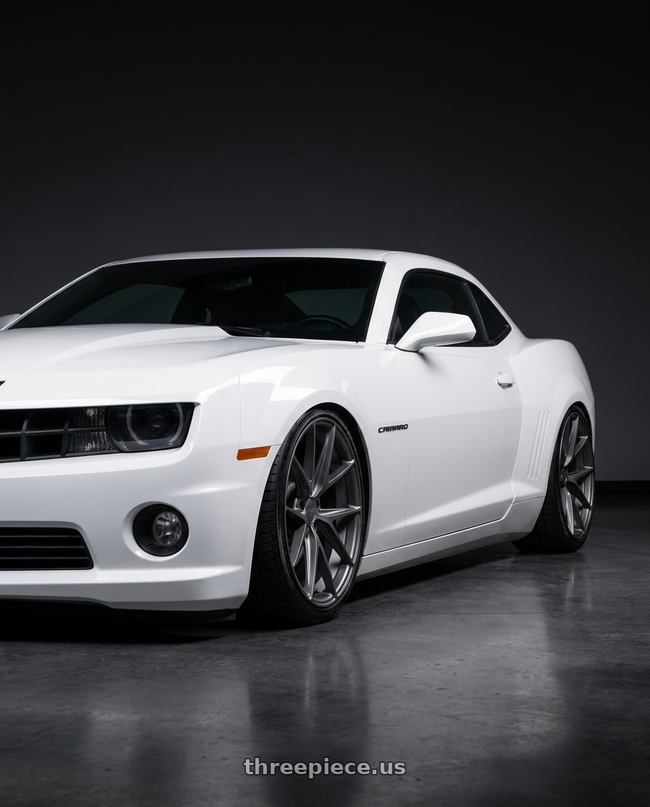 2014 Chevrolet Camaro 5th Gen with Niche 1PC M116 MISANO 5X120 20X9 +35 MATTE GUN METAL wheels