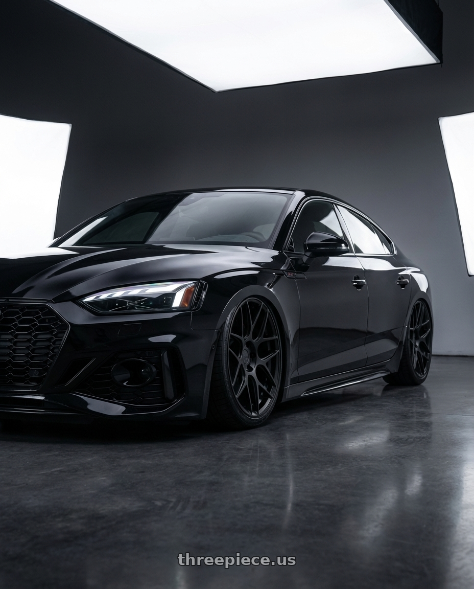 2022 Audi RS5 with Aodhan AFF2 5x112 20x10.5+35 Matte Black wheels