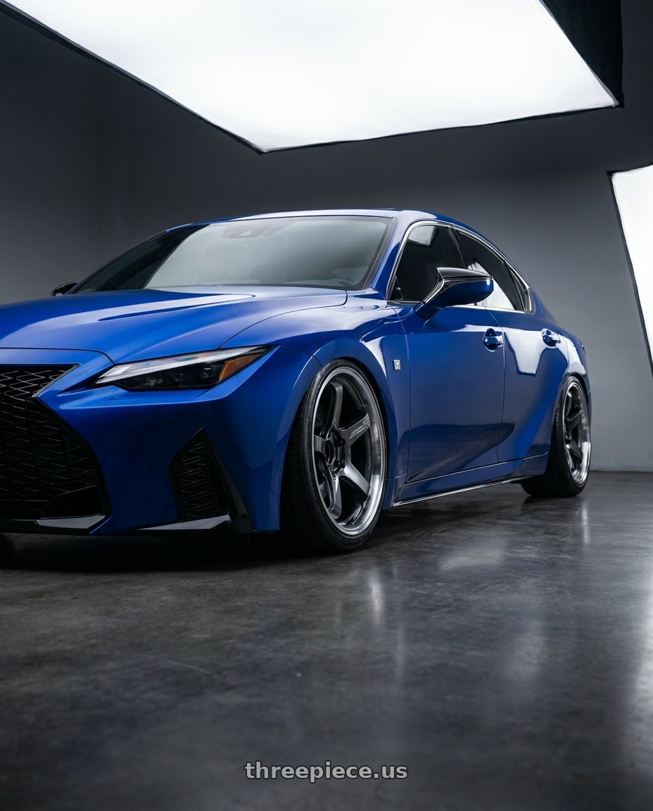 2021 Lexus IS 350 F-Sport with Advan Racing GT BEYOND 5x114.3 18x9.5 +38 RACING TITANIUM BLACK wheels