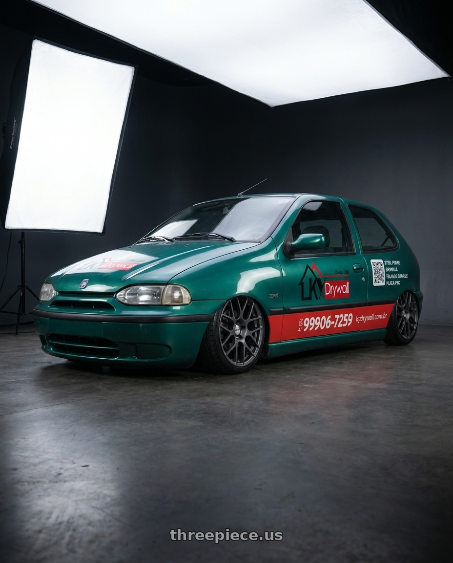 1996 fiat palio adesivado with TSW NURBURGRING 5X114.3 17X7.5 +45 MATTE GUNMETAL wheels