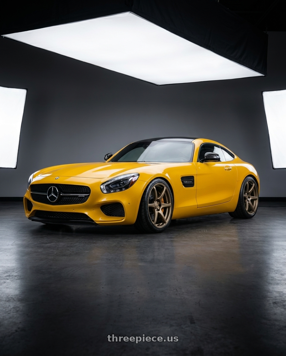 2019 Mercedes-Benz AMG GT with Kansei K11B Tandem 5X112 19x9.5 22 Bronze wheels