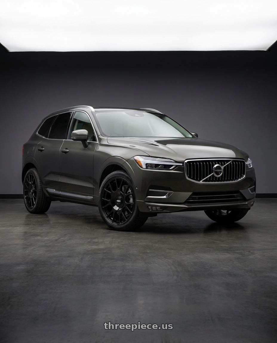 2022 volvo XC60 Inscription with Rotiform 1PC R187 TUF-R 5X108/5X120 20X8.5 +35 GLOSS BLACK wheels