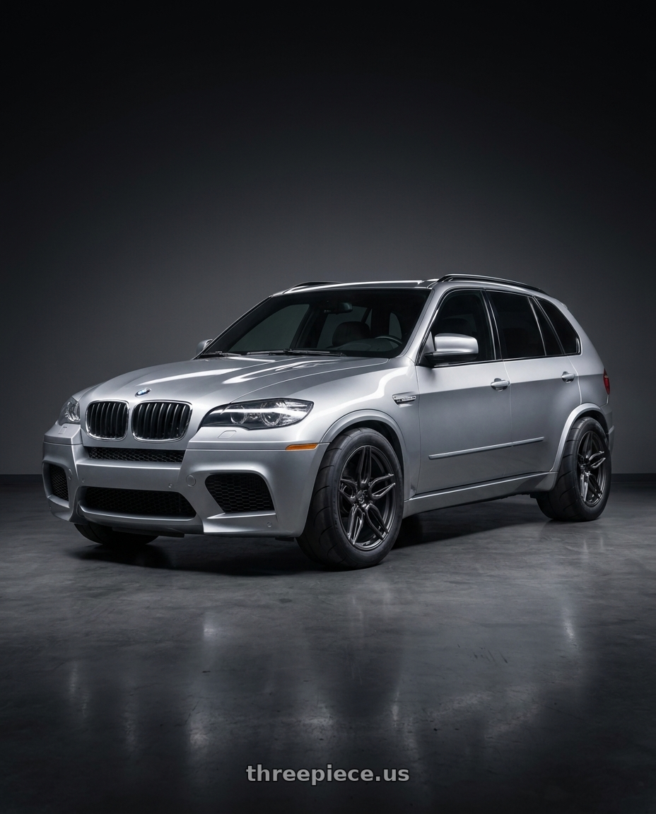 2013 BMW X5M with ADV.1 ADV005 5x120 21x12 +52 Satin Black wheels