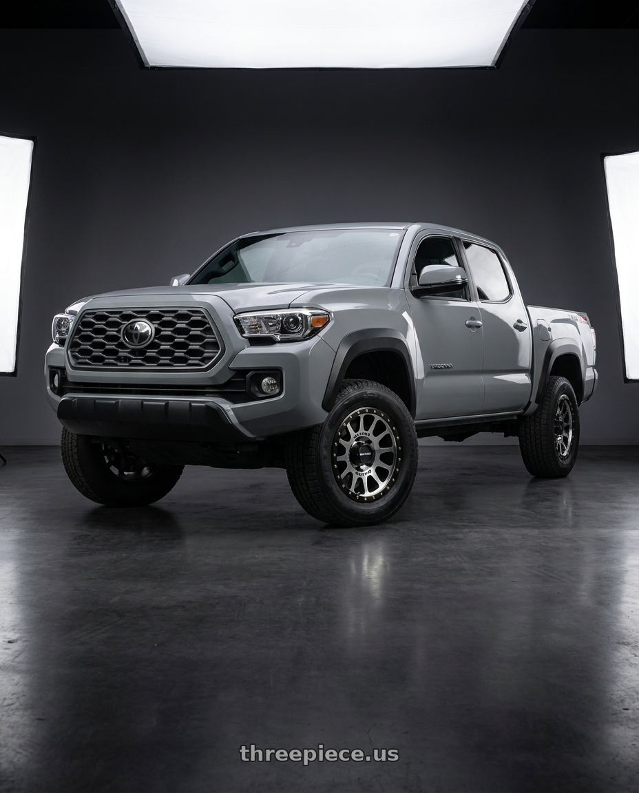 2021 Toyota Tacoma TRD Sport with Method Race Wheels 305MB NV 6x139.7 17x8.5 +0 MACHINED - MATTE BLACK LIP wheels