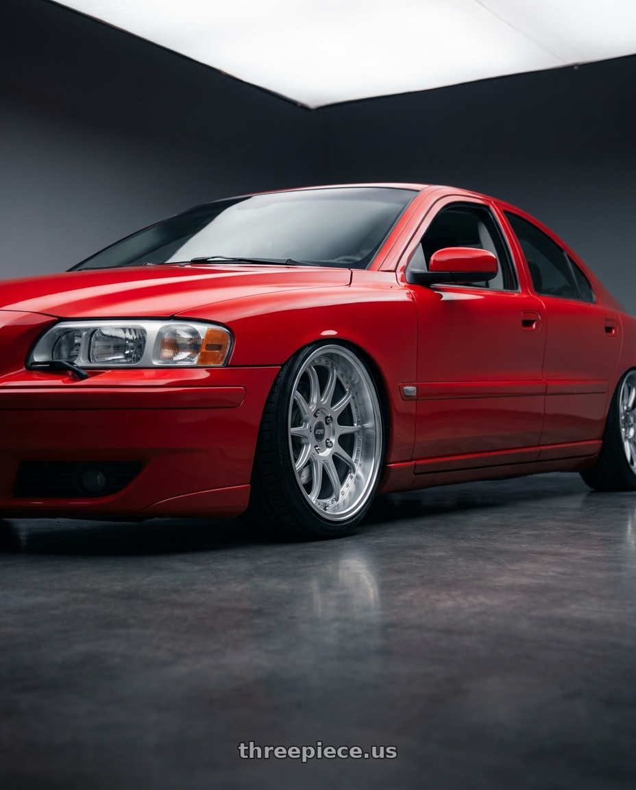 Volvo s60 2002 with ESR Wheels CS SERIES CS12 5x100 18x8.5 +30 Hyper Silver wheels