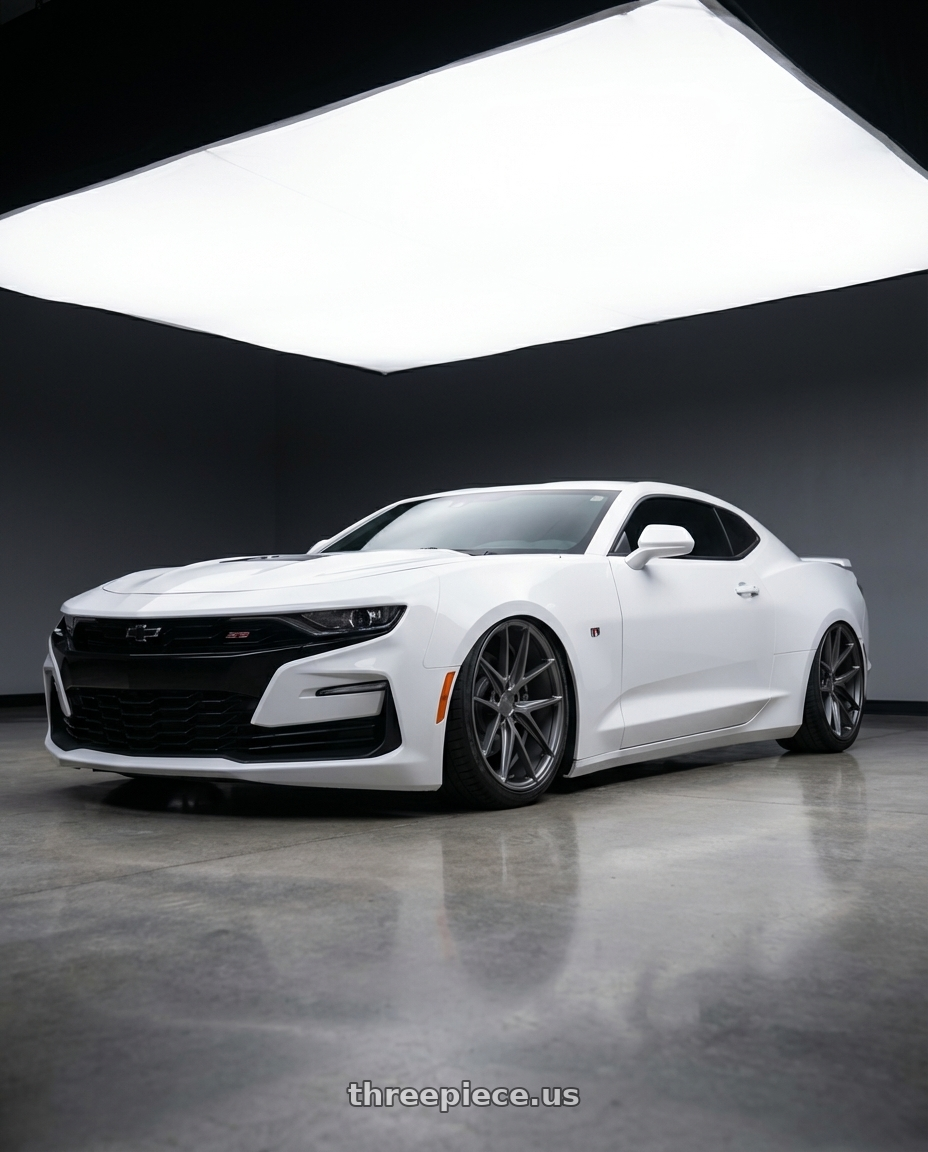 2022 Chevrolet Camaro with Niche 1PC M116 MISANO 5X120 20X10.5 +35 MATTE GUN METAL wheels