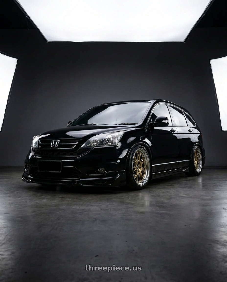 2011 Crv black with Advan Racing R6 5x114.3 20x9.0 +42 MACHINING & RACING HYPER BLACK wheels