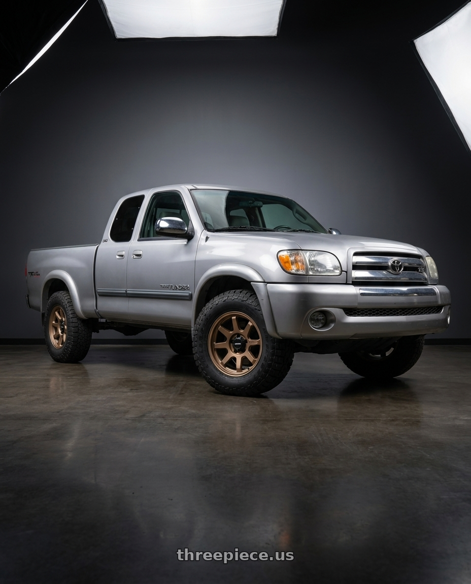 2003 toyota tundra with Vision Off-Road 351 Flow 6x139.7 16x8+0 Bronze wheels