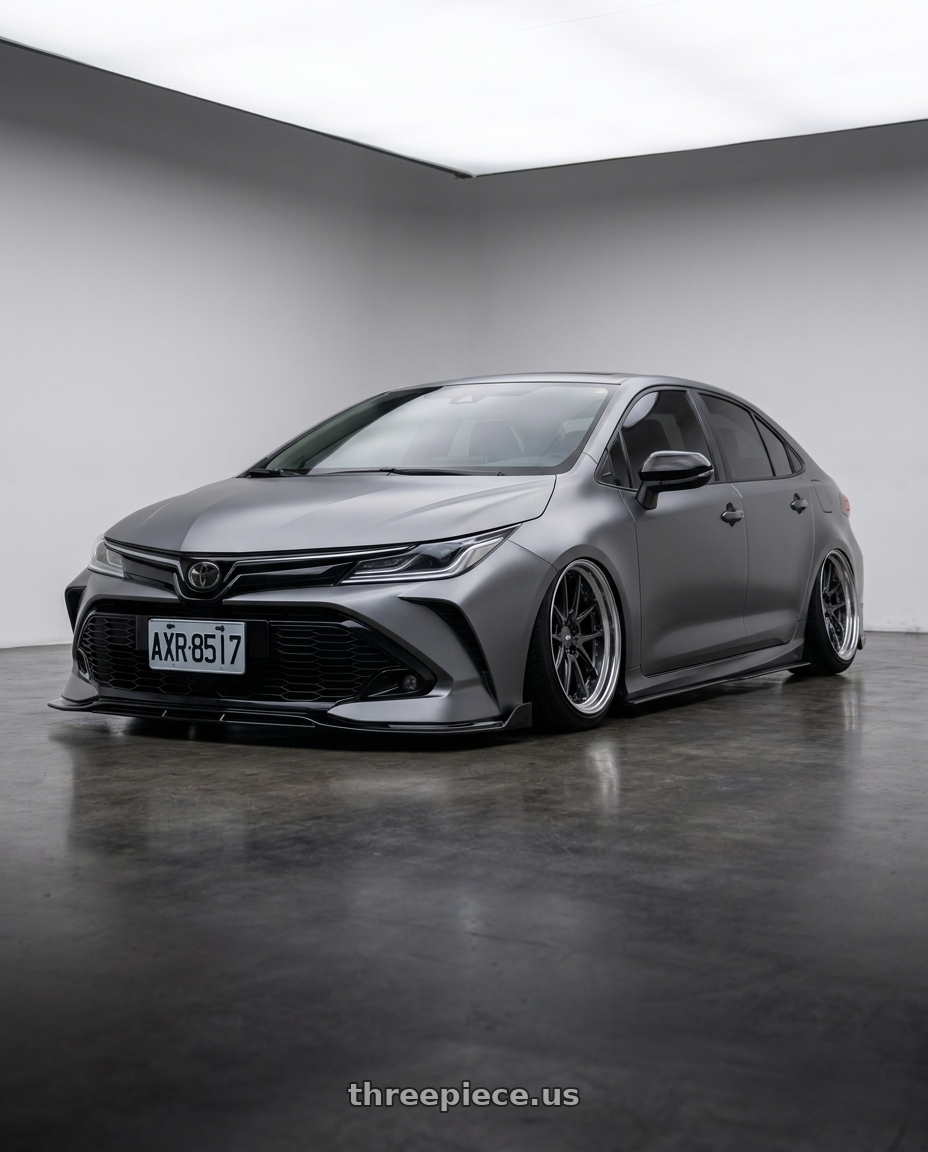 2022 Toyota GR altis with Ssr Reiner Type 10S 5x100 19X8.5 0 Normal Disk Prism Dark Gunmetal wheels