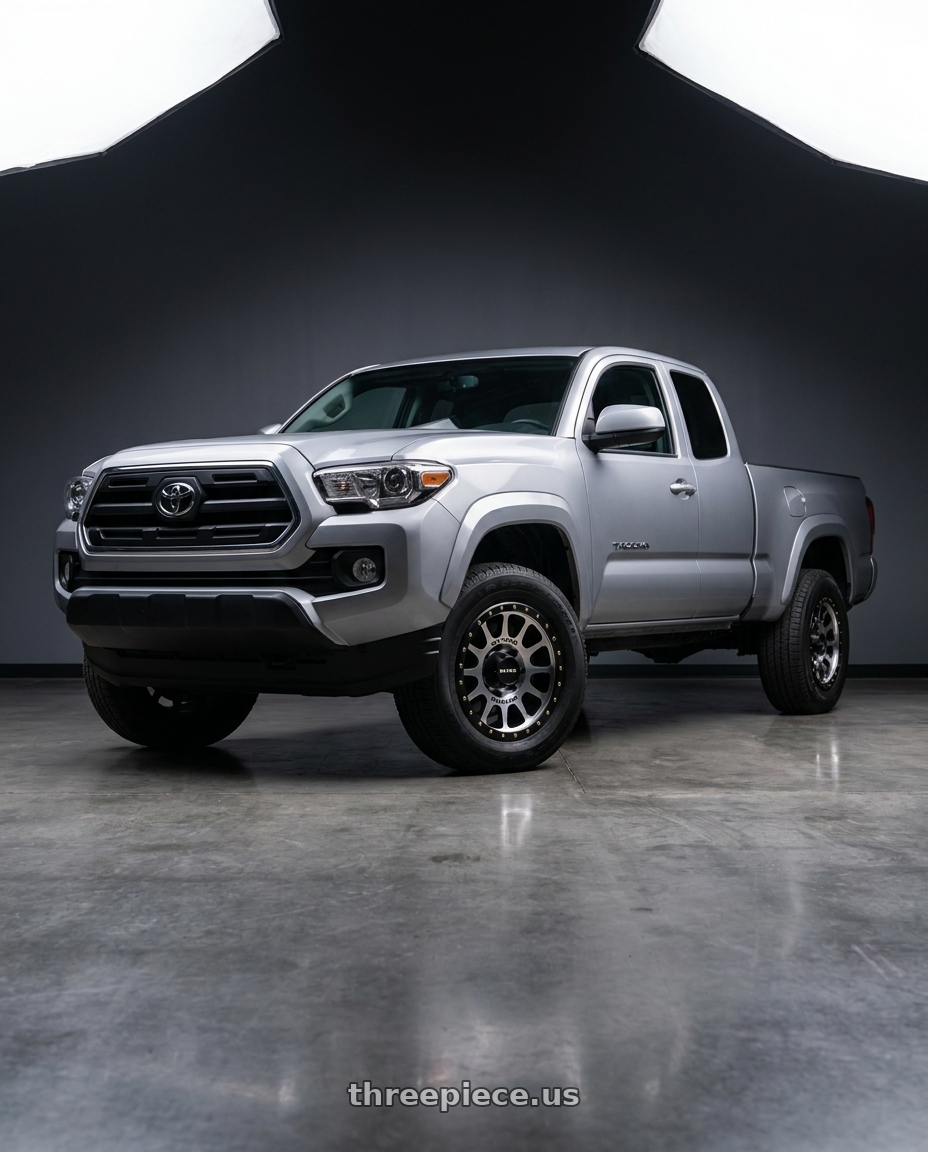 2018 Toyota Tacoma SR with Method Race Wheels 305MB NV 6x139.7 17x8.5 +0 MACHINED - MATTE BLACK LIP wheels