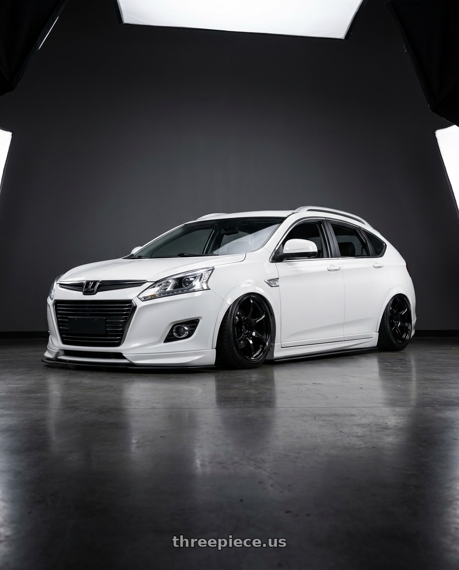 2016 Luxgen u6 with Advan RGIII 5x114.3 18x8.5+51 Gloss Black wheels