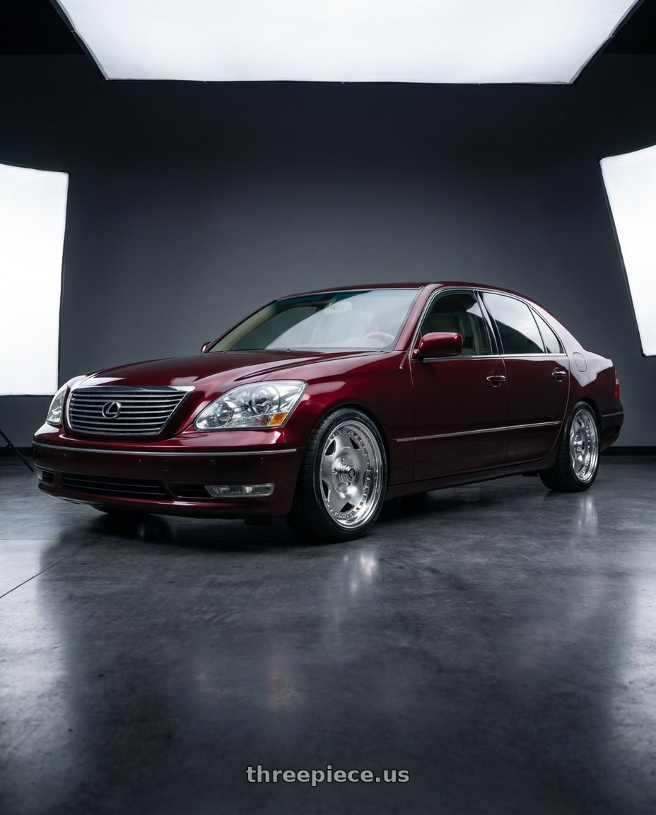 2006 Lexus LS430 with Center Line Convo Pro 2.0 5X114.3 15x8 +00 Polished wheels