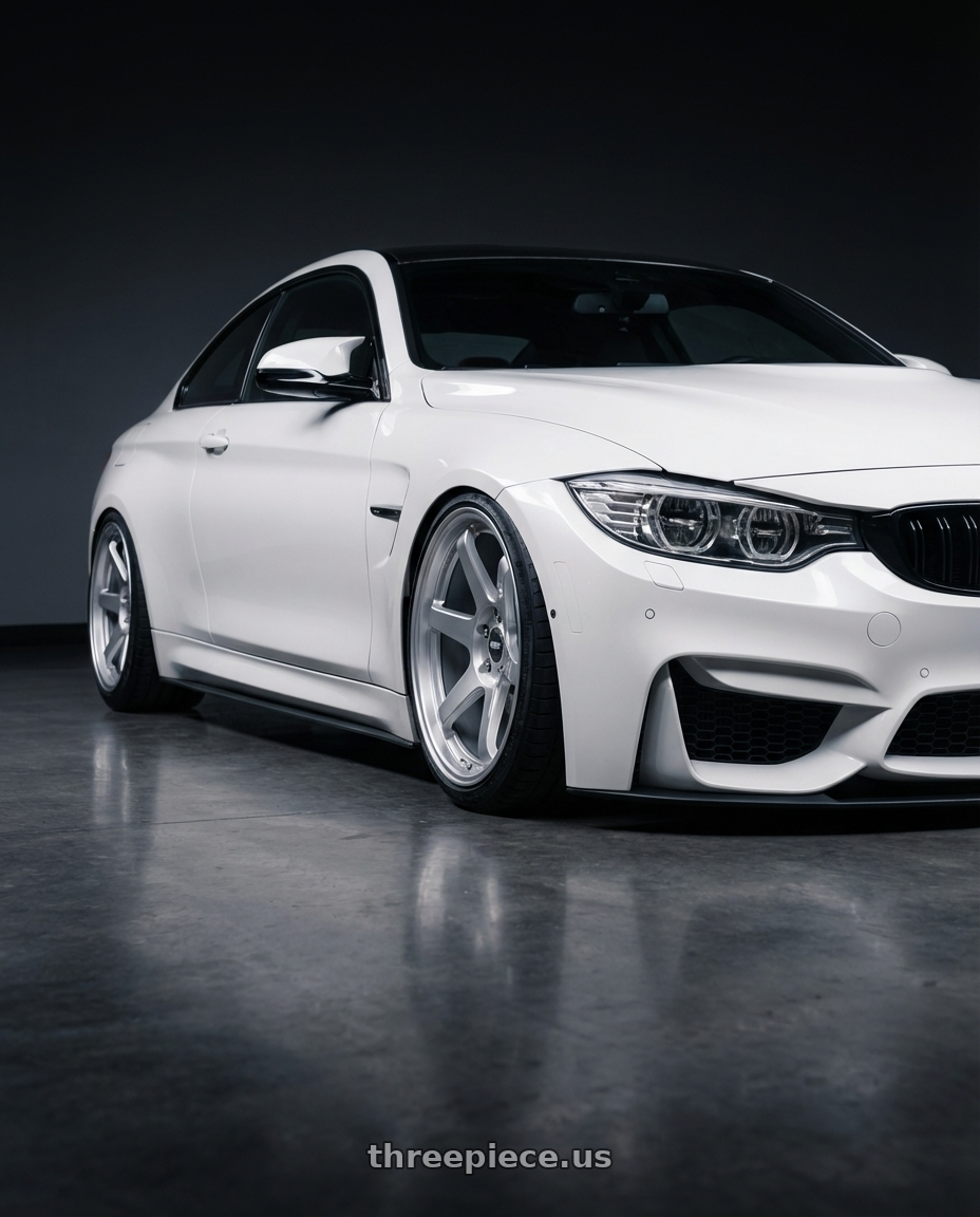 2018 BMW M4 F82 with ESR Wheels APEX SERIES AP6 5x120 19x8.5 +30 Hyper Silver wheels