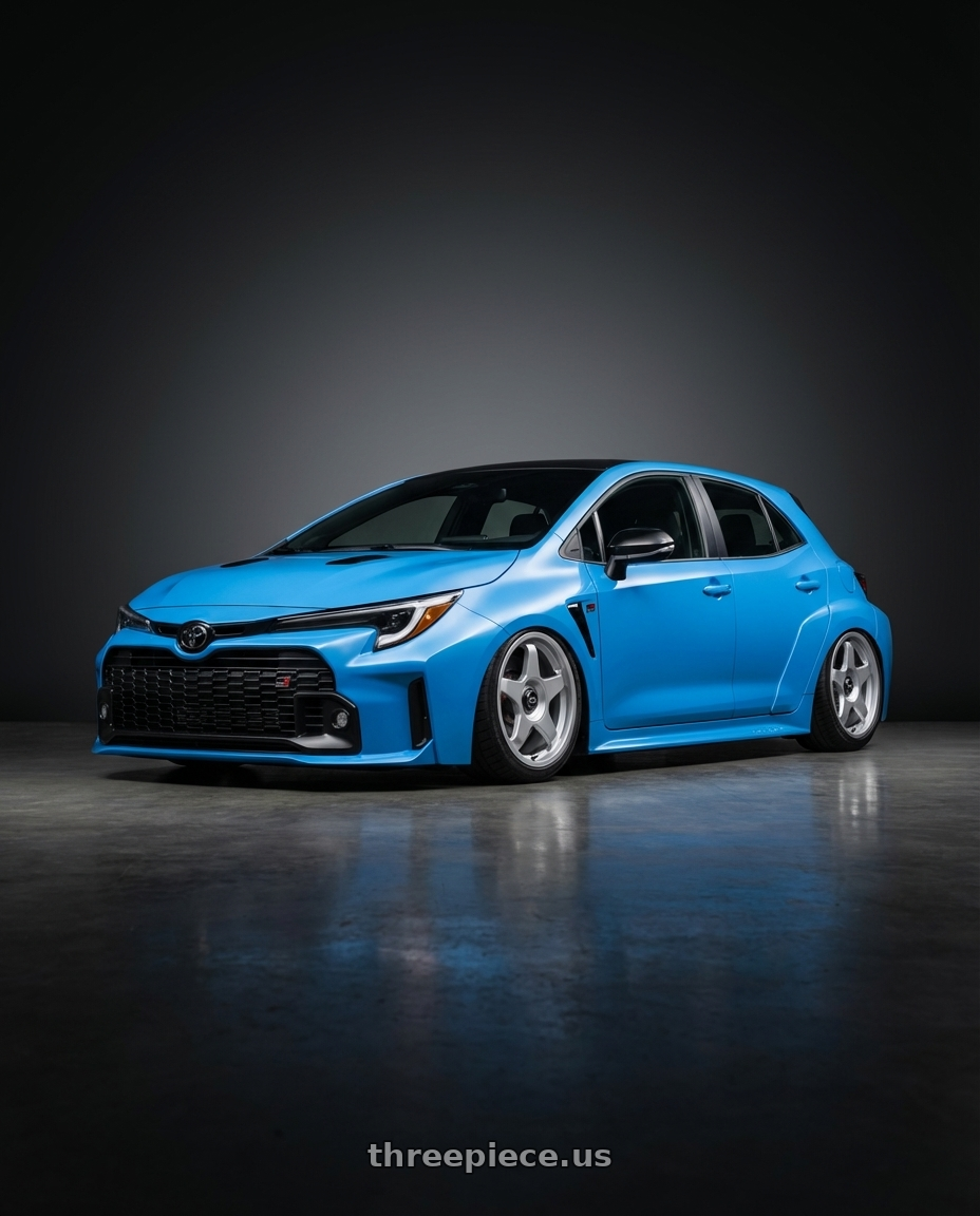 2024 Toyota GR Corolla with fifteen52 CHICANE 5x114.3 / 5x100 18x8.5 +35 SPEED SILVER (GLOSS SILVER) wheels