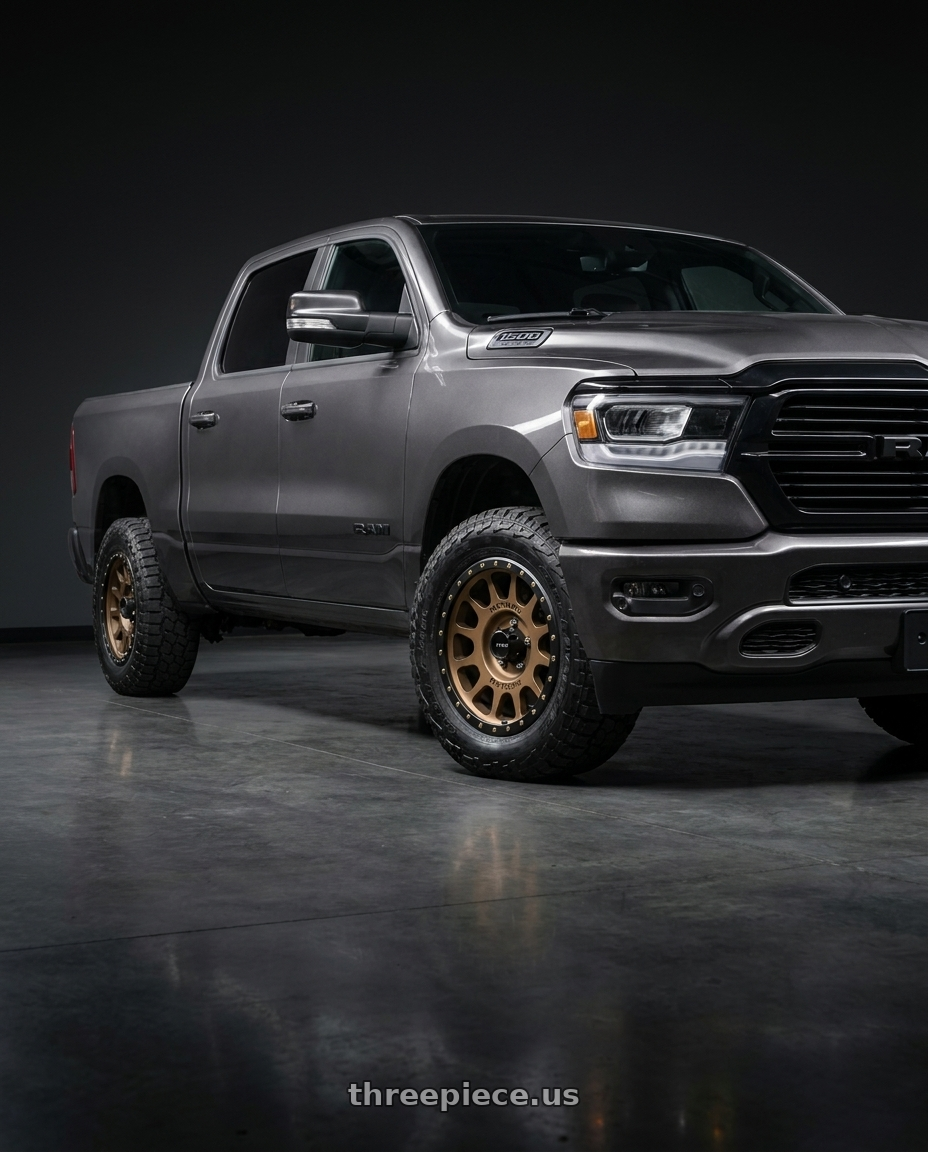 2021 Ram 1500 Laramie with Method Race Wheels 305BZ NV 6x139.7 18x9 -12 METHOD BRONZE wheels