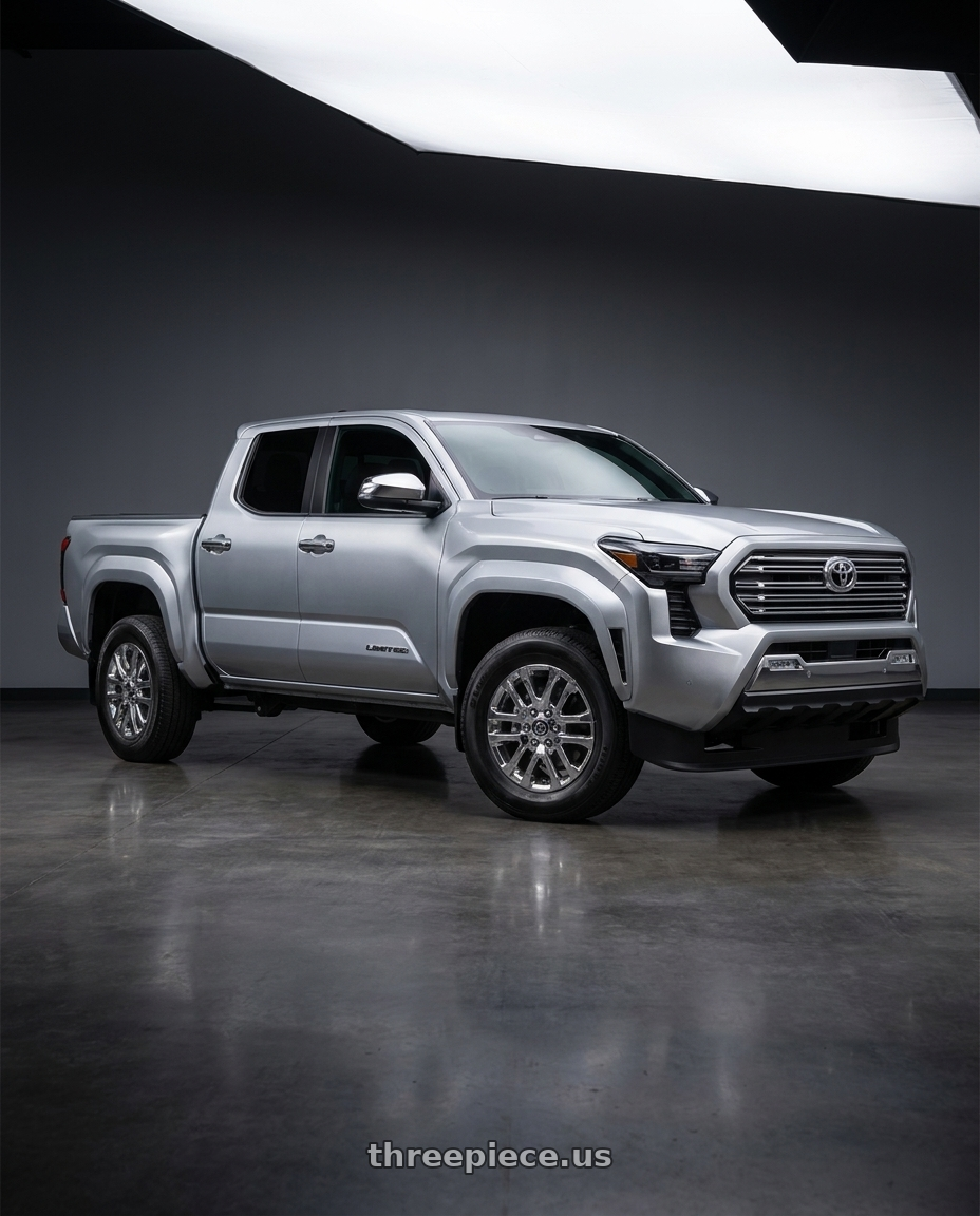 2024 Toyota Tacoma with OE Wheels CV99 6x139.7 20x9+31 Chrome wheels