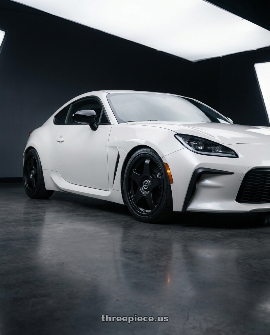 2016 Scion FR-S with fifteen52 CHICANE 5x100 / 5x112 17x7.5 +35 ASPHALT BLACK (SATIN BLACK) wheels