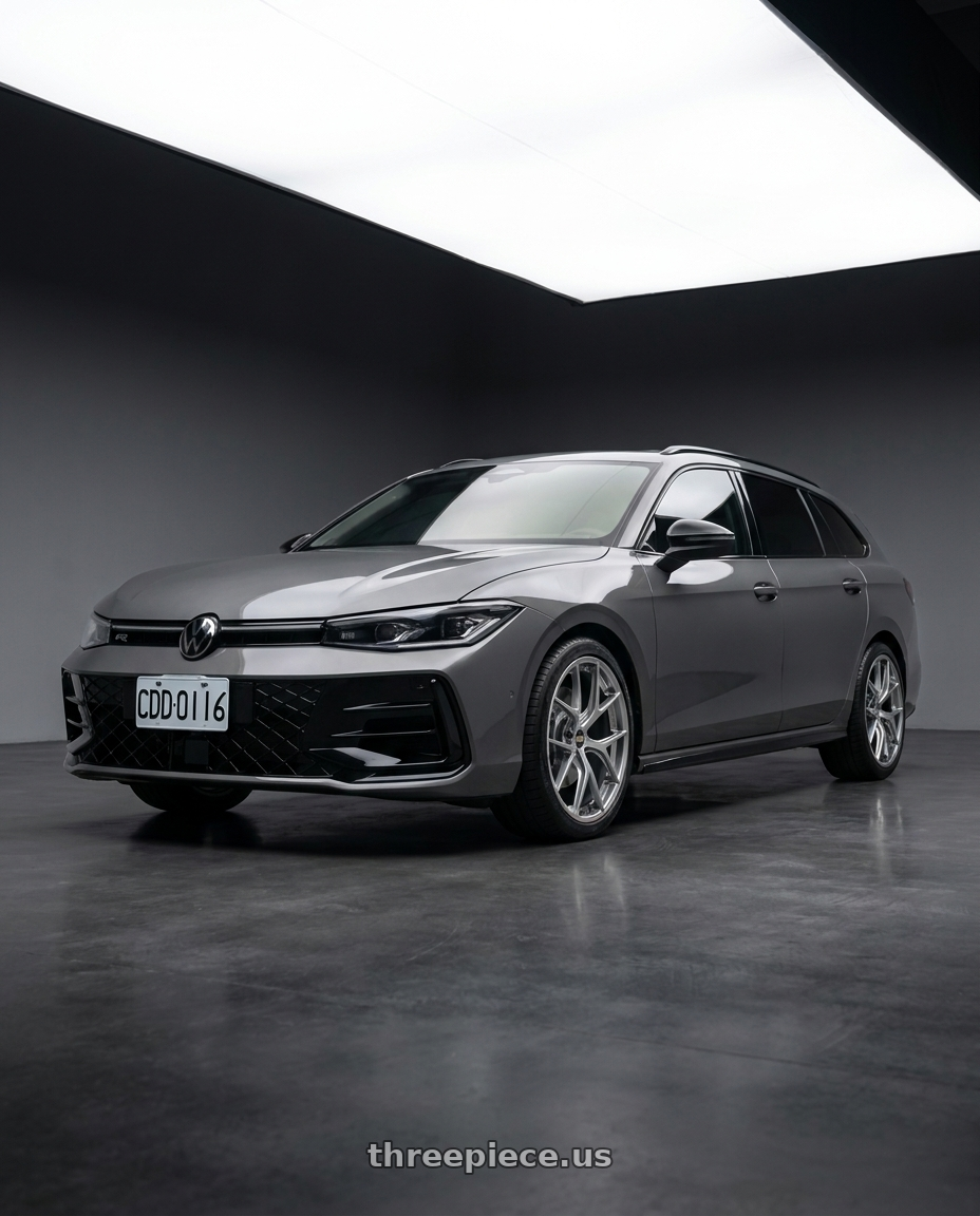 2025 Passat variant with BBS RI-S 5x112 20x9.0+34 Diamond Silver wheels