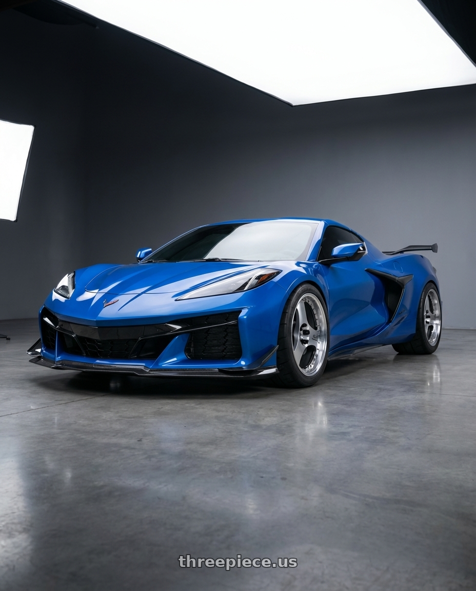 2023 Corvette z06 with Advan Racing ONI2 PROGRESSIVE 5x114.3 20x10.0 +42 MACHINING & DIAMOND CUT wheels