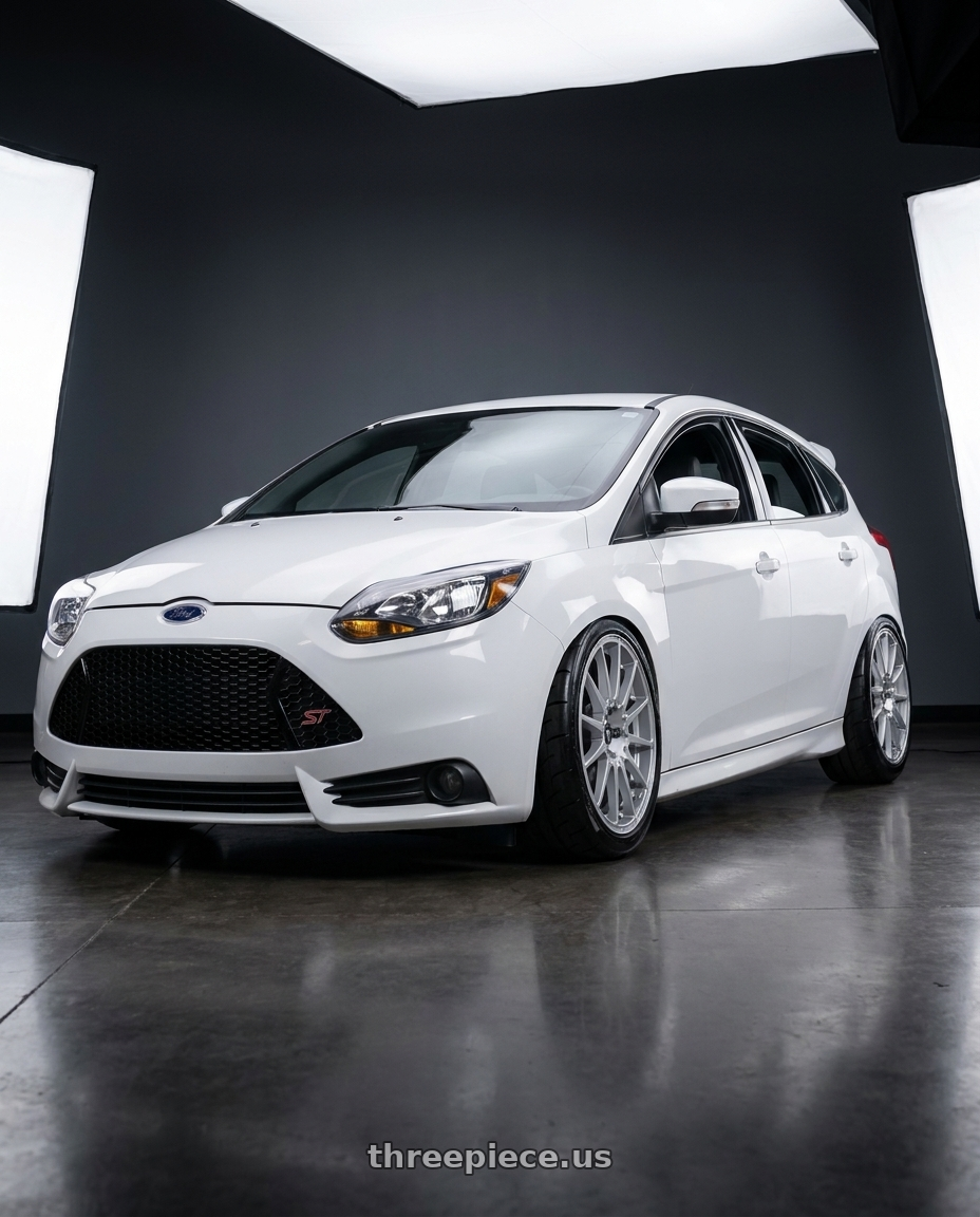 2012 ford focus st with Motegi MR119 RALLY CROSS S 5X108 18X8 +35 BRIGHT SILVER WITH CLEARCOAT wheels