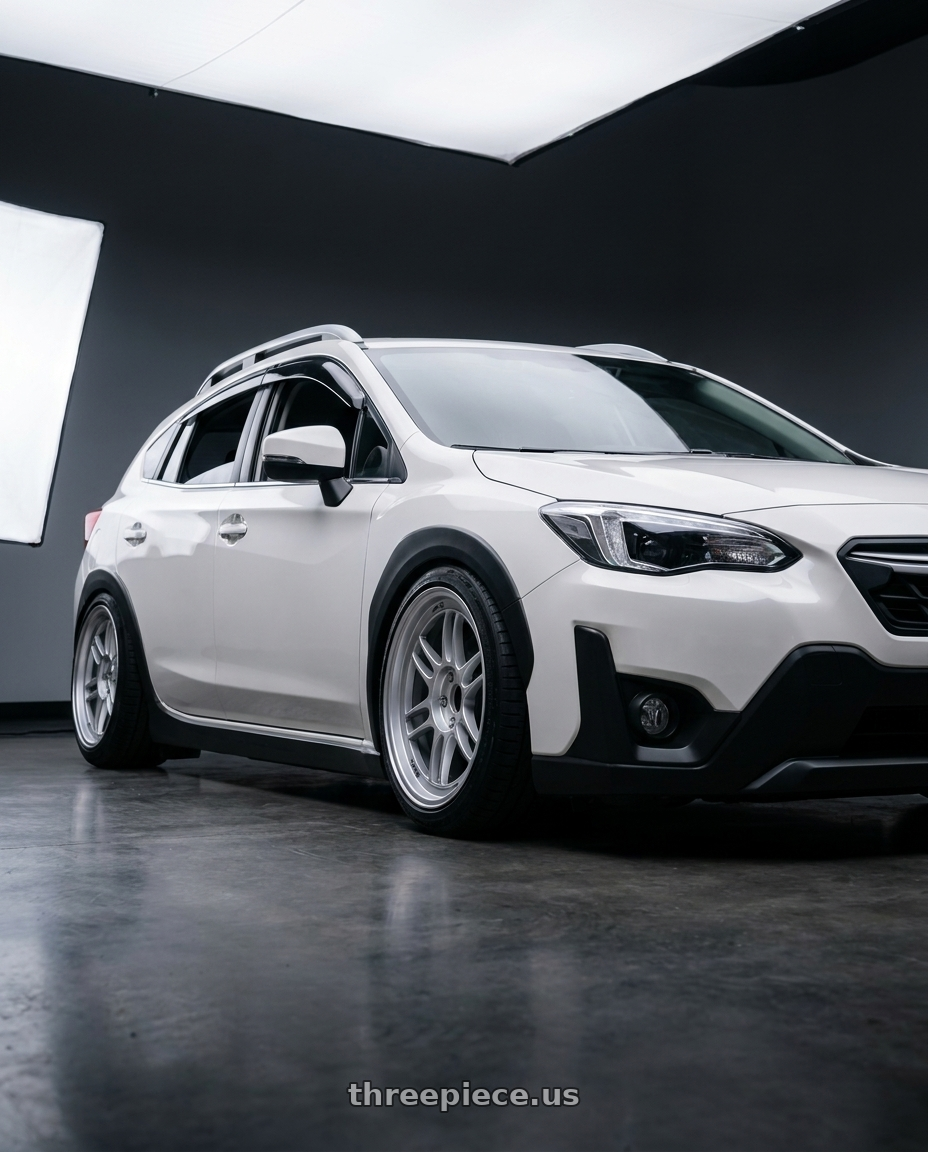 2022 SUBARU XV with Enkei RPF1 4x114.3 16x7+43 Silver wheels