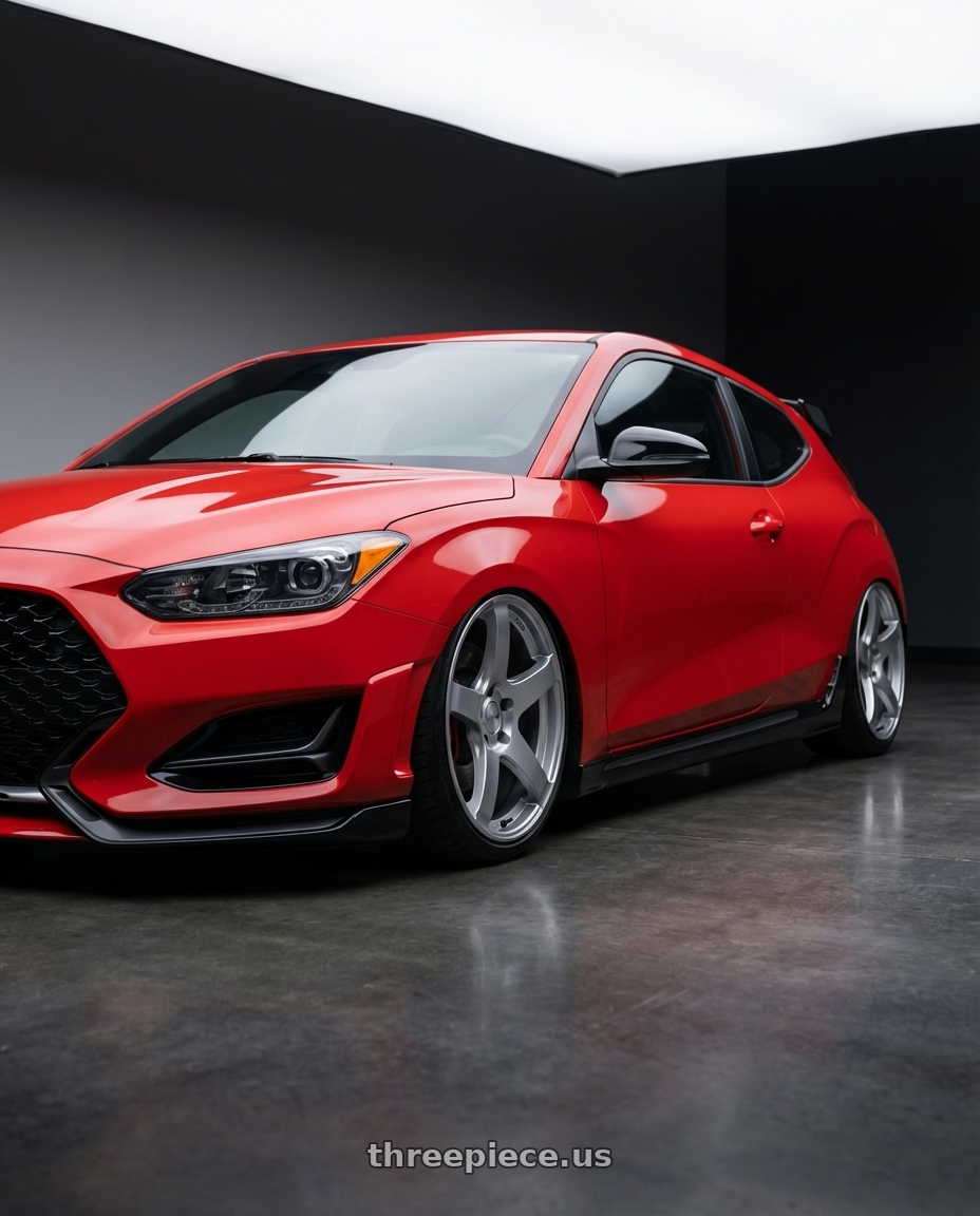 2022 Hyundai Veloster N with Ssr Gtv01 5x114.3 19x8.5+38  GLARE SILVER wheels