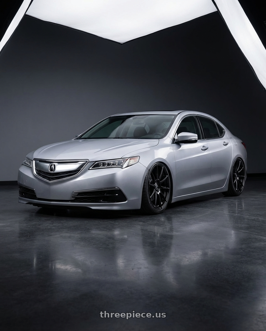 2019 Acura TLX with Forgestar CF10 5x114.3 20x9 +35 Gloss Black wheels