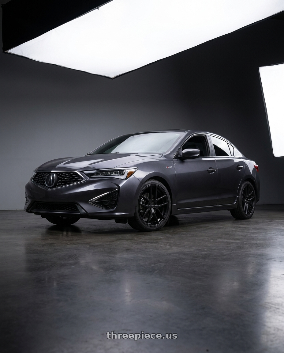 2022 Acura ILX with TOUREN TR60 3260 5x108/5x114.3 19x8.5 +40 MATTE BLACK wheels