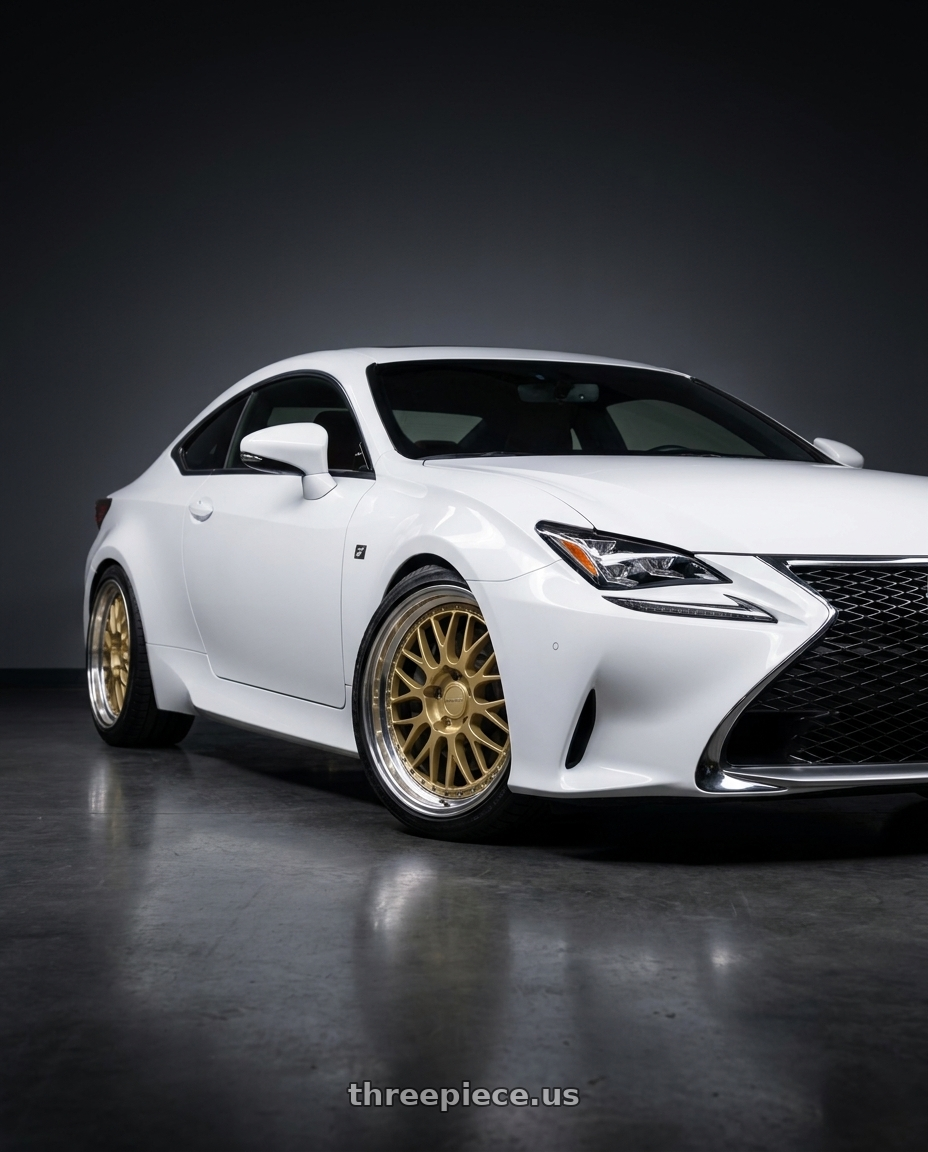 2019 lexus rc350 f sport with Work Brombacher Mesh wheels