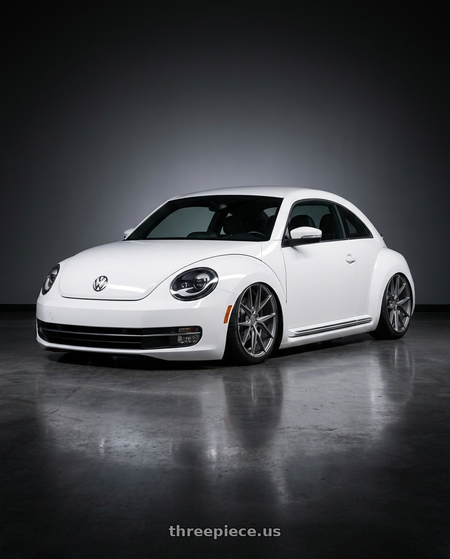 2016 Volkswagen Beetle Turbo with Niche 1PC M116 MISANO 5X112 19X8.5 +42 MATTE GUN METAL wheels