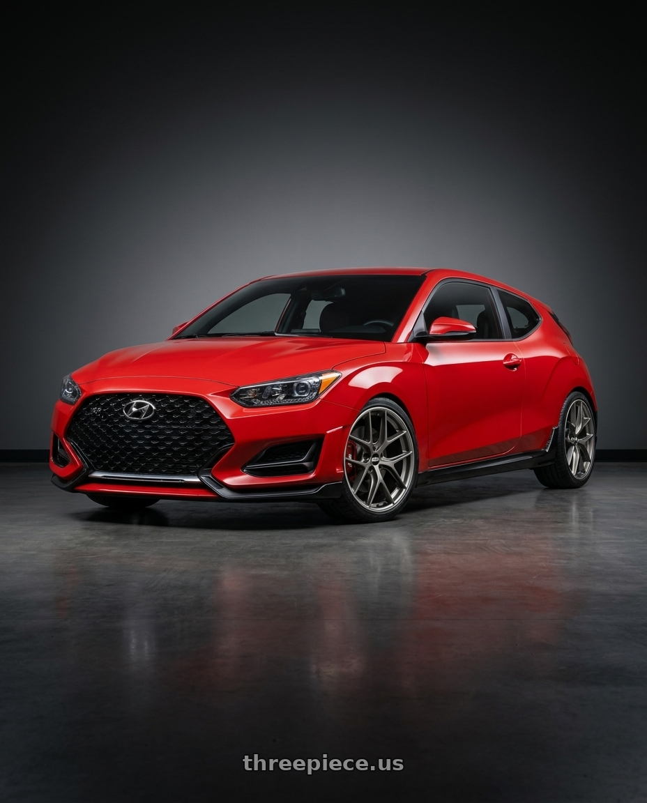 2022 Hyundai Veloster N with BBS CC-R 5x114.3 19x8.5+30 Satin Platinum wheels
