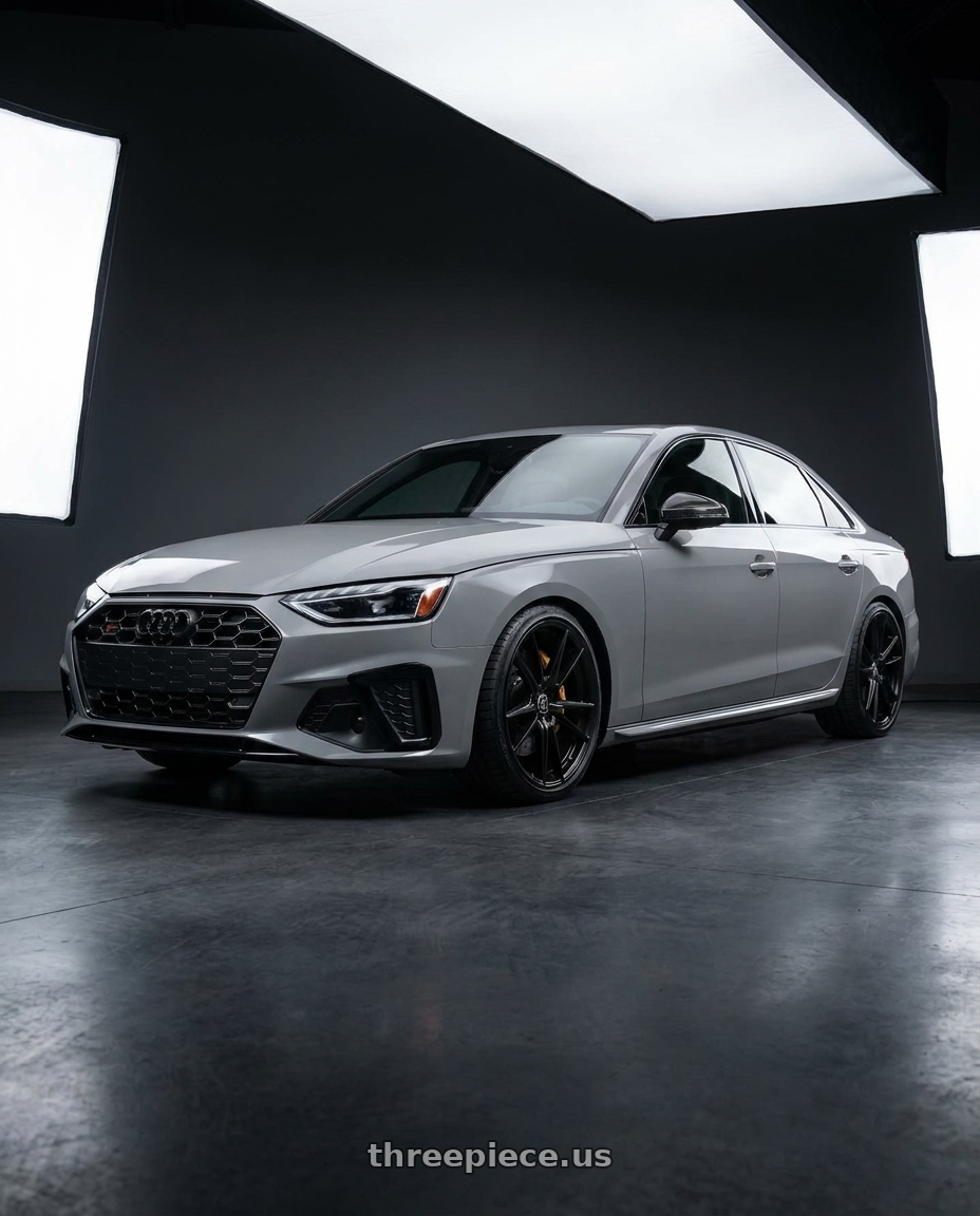 2021 Audi S4 Prestige with TSW SEBRING 5X112 19X8.5 +32 MATTE BLACK wheels