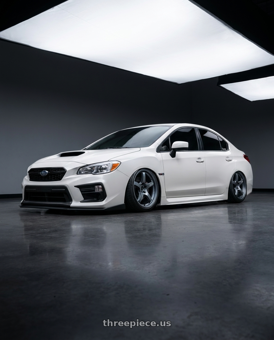 2020 subaru wrx premium crystal with Gram Lights 57CR 5x114.3 18x9.5+22 Gunblue II wheels
