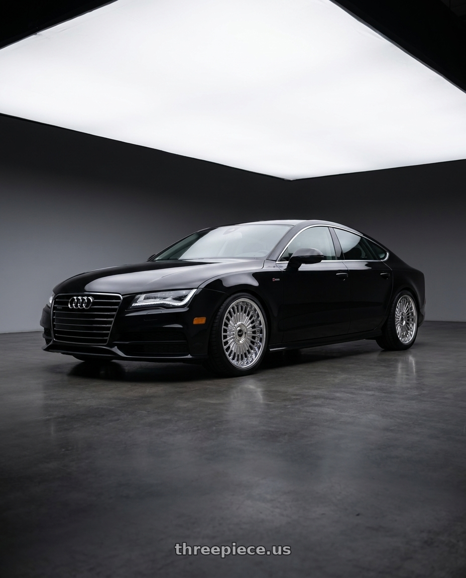 2012 audi A7 with Work Emitz 5x112 Chrome 20x9.0 +22 wheels