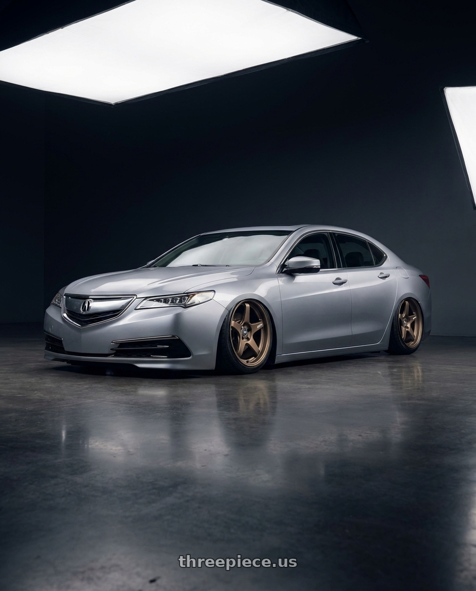 2019 Acura TLX with ESR Wheels APEX SERIES AP5 5x114.3 19x11 +22 Matte Bronze wheels
