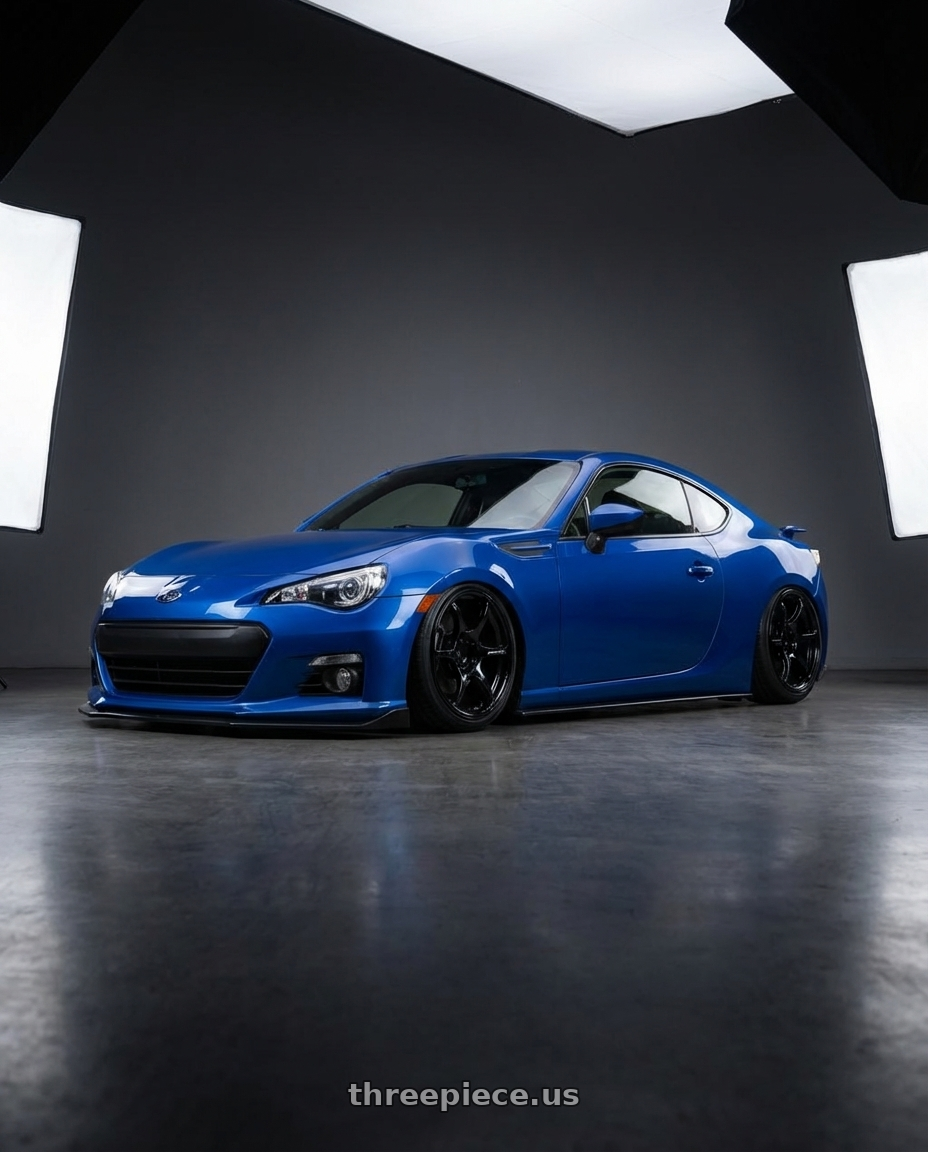 2017 Subaru BRZ with Advan RGIII 5x100 18x8.0+47 Gloss Black wheels