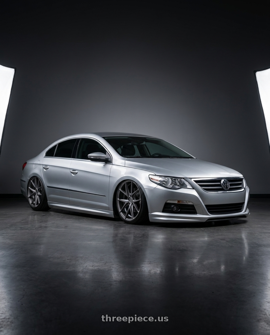 2015 Volkswagen CC with Niche 1PC M116 MISANO 5X112 19X8.5 +42 MATTE GUN METAL wheels