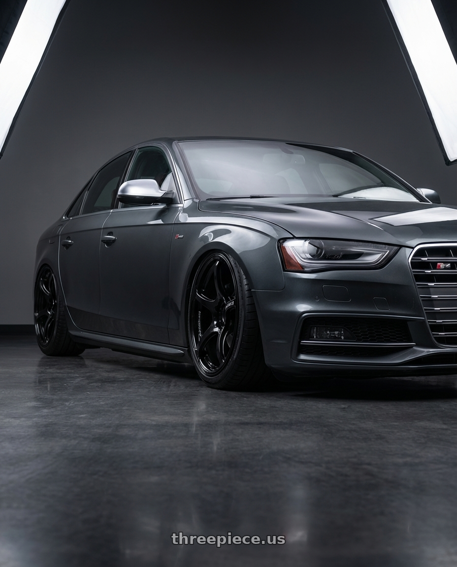 2015 Audi S4 B8.5 with Advan RGIII 5x112 19x8.5+45 Gloss Black wheels