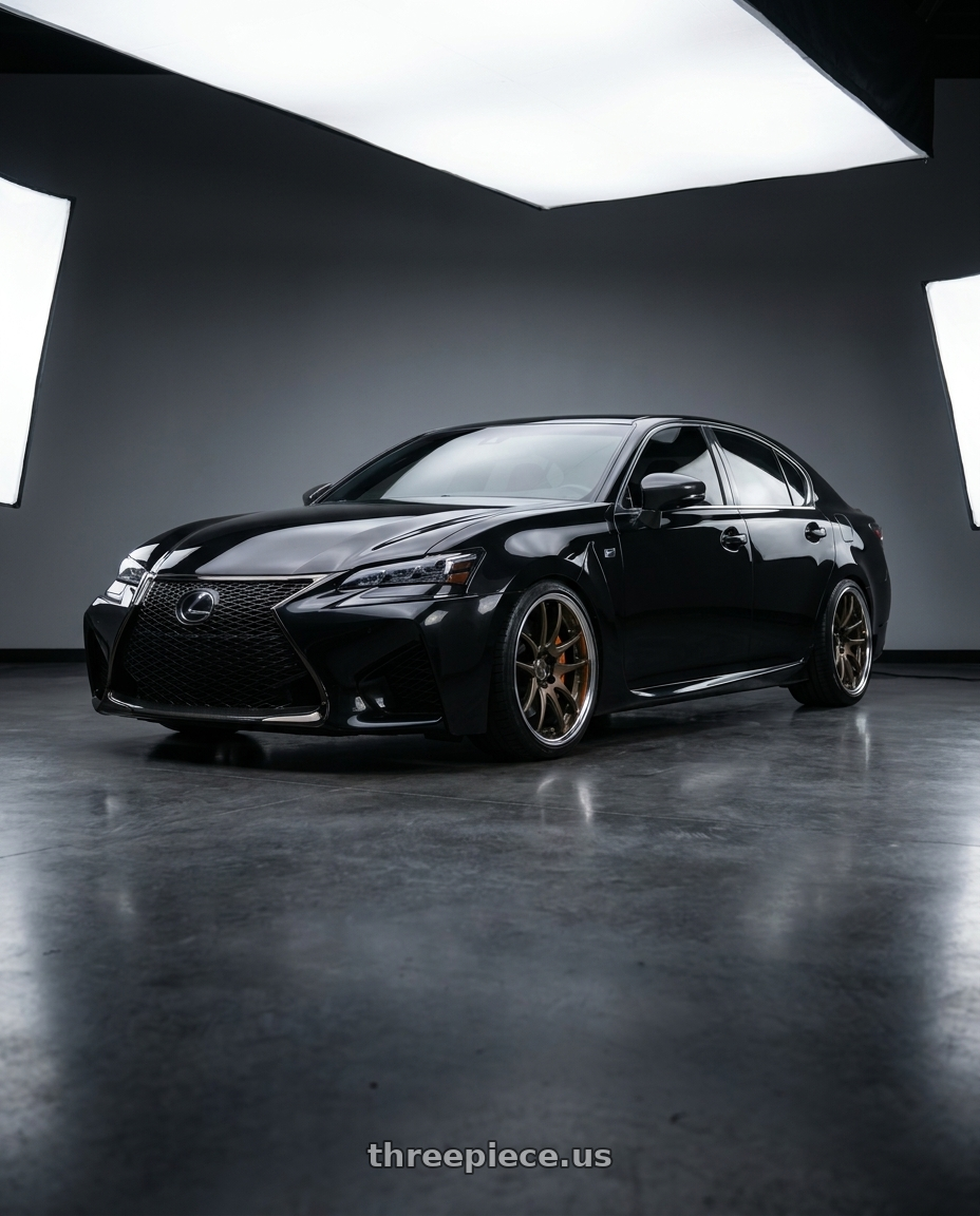 2016 Lexus GSF with Work Emotion CR2P wheels