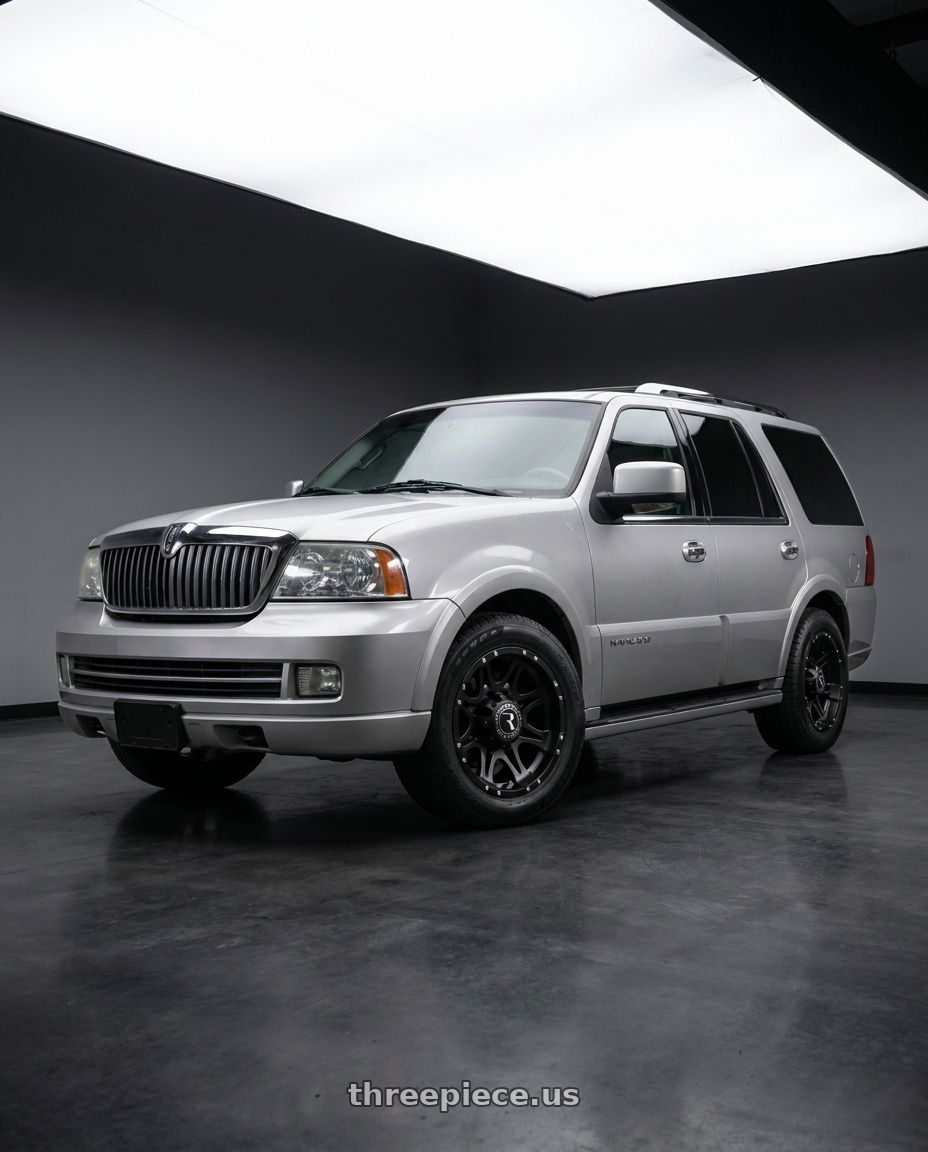 2005 lincoln navigator with Raceline 981 Raptor 6X135 18x9 +25 A201058 wheels