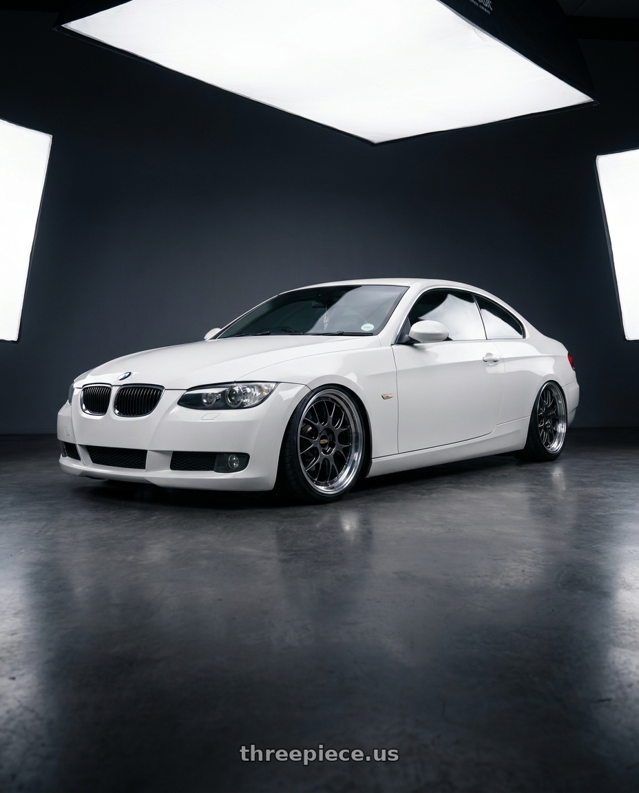 2009 BMW e92 335i with BBS LM-R 5x120 19x9.5+25 Diamond Black wheels
