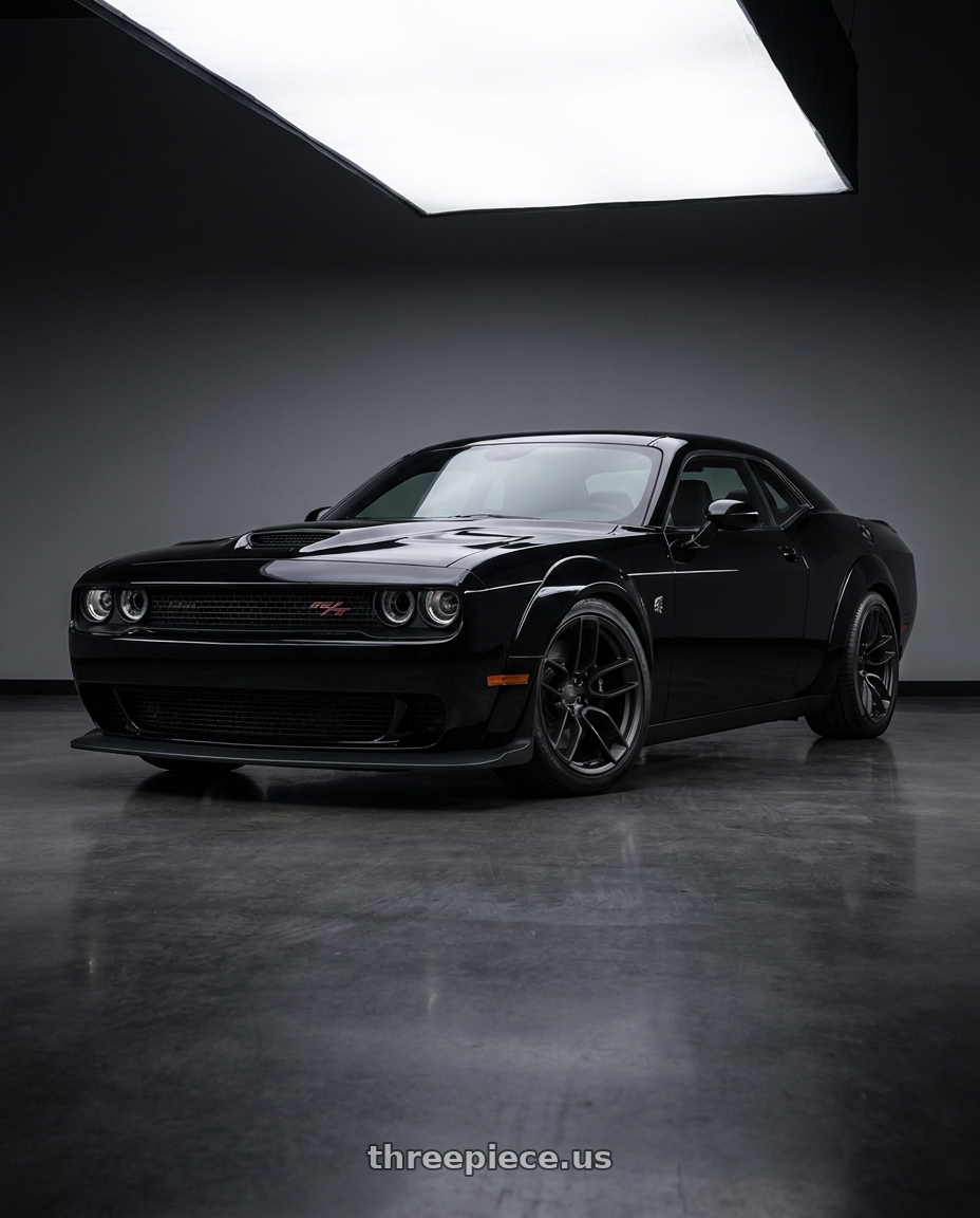 2021 Dodge Challenger SXT with MRR M392 5x115 20x9.5  +12 Matte Black fit Charger Challenger wheels